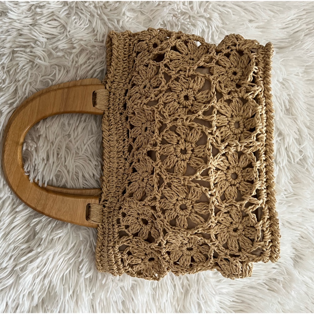 Summer bag in neutral like color